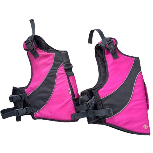 Good2Go Size M 25-55 LB 26-31 IN Dog Pink Float Adjustable Vest Life Jacket
