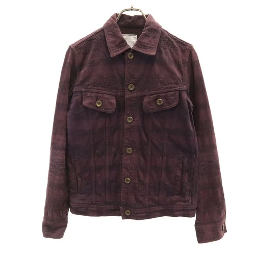Used SHAREEF made in Japan Overall handle Tracker Jacket 1 Bordeaux Men's - product listing photo