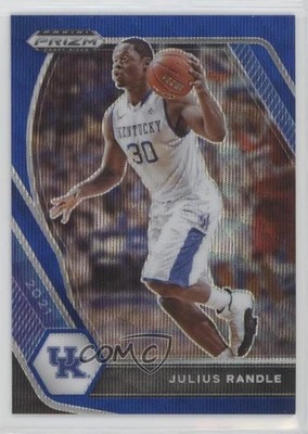 2021-22 Panini Prizm Draft Picks Blue Wave Prizm 123/249 Julius Randle #75 0o8k