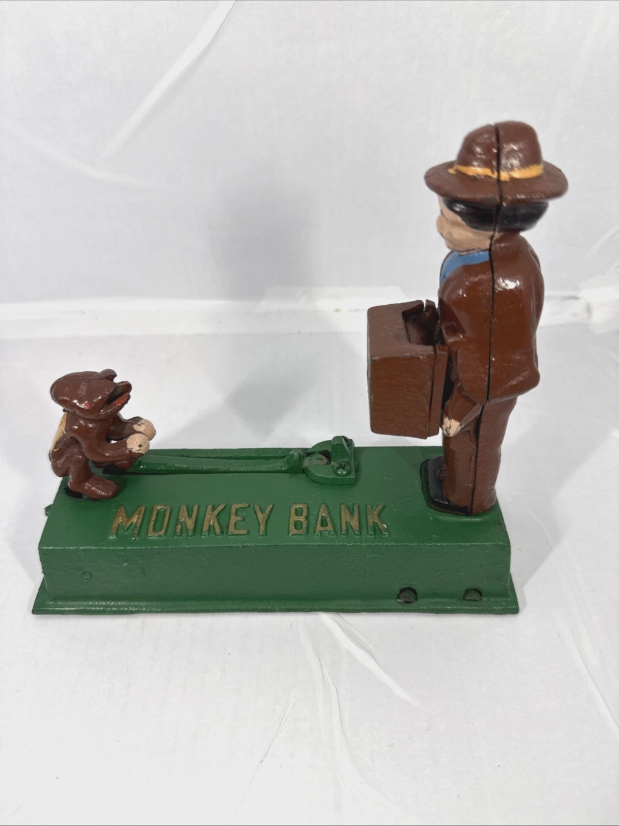 Monkey Bank In Collectible Mechanical Banks for sale | eBay