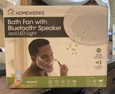 Homewerks Bath Fan w/ Bluetooth Speaker 7130-18-BT