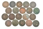 Lot 20 1800's 1890-1899 Indian Head Penny Cents US Coin Collection 2/5 Roll *287