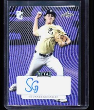 2023 Leaf Perfect Game Stunner Gonzales Auto Proof 1/1