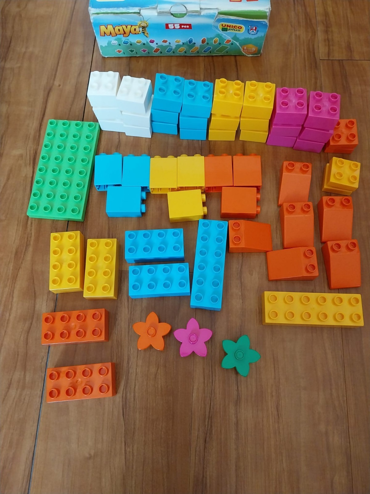 Unico Plus L' Ape Maya 8584 Set 55 Pezzi Completo Compatibile Lego Duplo foto 3