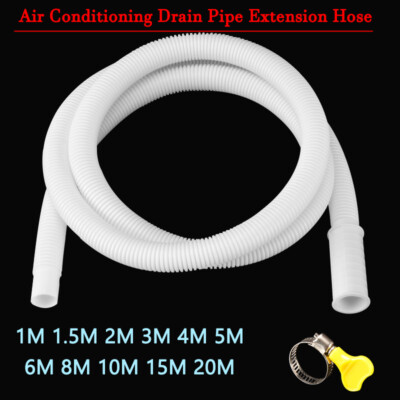 Air Conditioning Drain Pipe Extension Hose Washing Machine Inlet Hose L: 1M-20M