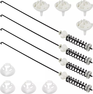 Washer Suspension Rod Kit for Roper RTW4641BQ0 RTW4641BQ1 VAW3584GW0 VAW3584GW1