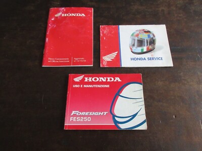 Honda FES250 Foresight 2000 Uso e Manutenzione