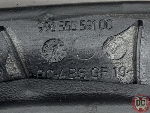 99-2004 Porsche 911 996 Left Door Pull Cover Black Leather 99655559100A11 124870 - Picture 6 of 8