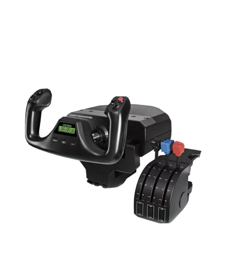 LOGITECH G SAITEK PRO FLIGHT YOKE SYSTEM FLIGHT SIMULATOR BRAND