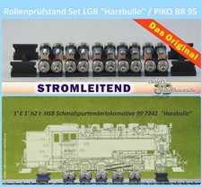 Rollenprüfstand Set Harzbulle  5x Rollenbock + 2x Blindbock Spur G; LGB BR95
