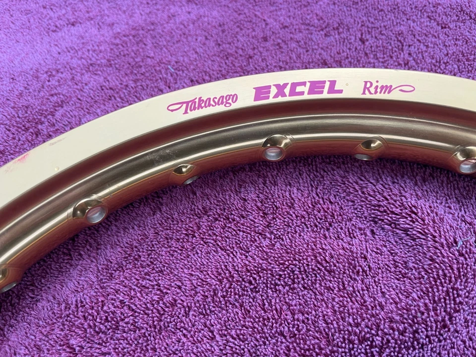 Llanta Takasago Excel dorada 14x1,40 RACE Honda Kawasaki Suzuki KTM nueva stock antiguo Foto 2 de 4
