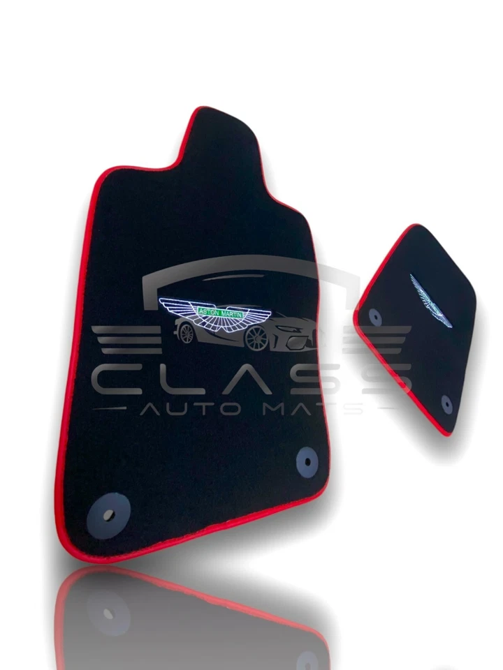 Custom Fİt Carpet Floor Mats For Aston Martin DB11 RAPİDE VANQUİSH VANTAGE 4 Pcs - Image 3 of 4