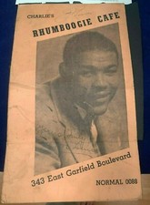 Joe Louis Boxer Autographed Rhumboogie Cafe Menu JSA LOA Certified Rare