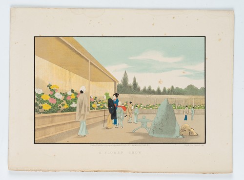 "A Flower Show" Blumenkunst, Farblithographie Asiatisch Unbekannt (19.Jhd) - Bild 2 von 5