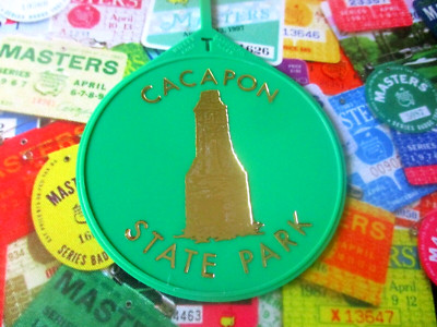 vtg - PGA Golf Bag Tag - CACAPON STATE PARK GOLF COURSE gc - Berkeley WV