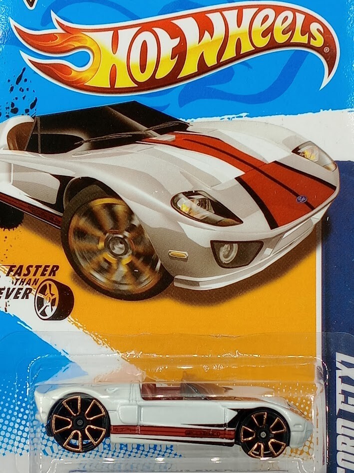 Hot Wheels Faster Than Ever FTE Ford GTX1 White 98/247 Die Cast