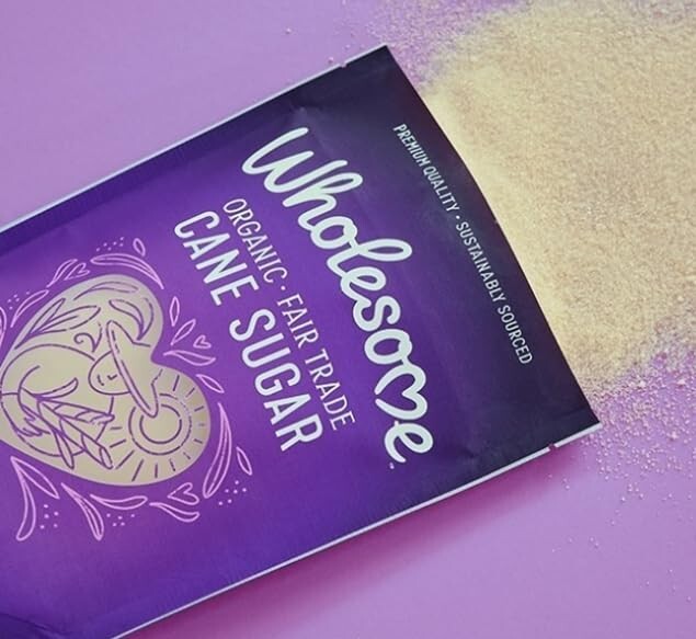 Wholesome Fair Trade Organic Cane Sugar 1 lb (Pack of 12) Natural