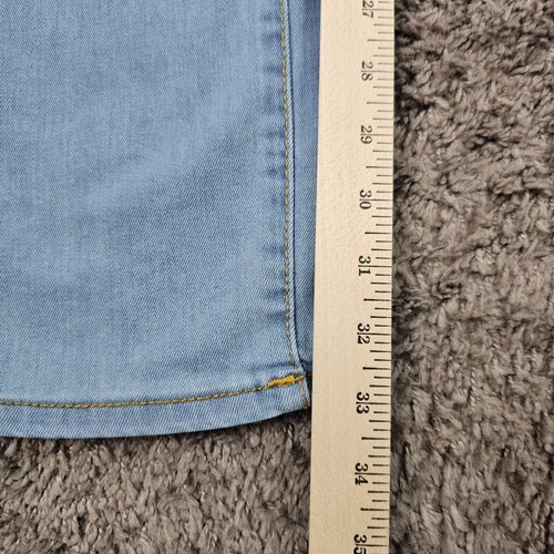 True Religion Jeans Womens 30 Straight Mid Rise Light Wash Stretch Billie 29x33 - 第 6/14 張圖片