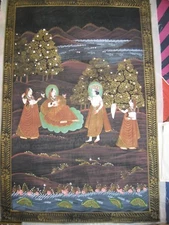 Beautiful Hand Painting on Silk