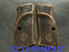 CZ 75B CZ 85 CZ 75 SP-01 IMPUGNATURE COMPATTE IMPUGNATURA LEGNO NOCE FATTO A MANO