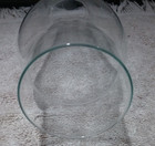 Clear Glass Hurricane Chimney Lamp Globe 8-3/8"H x 2-1/2" Round Bottom — photo 4