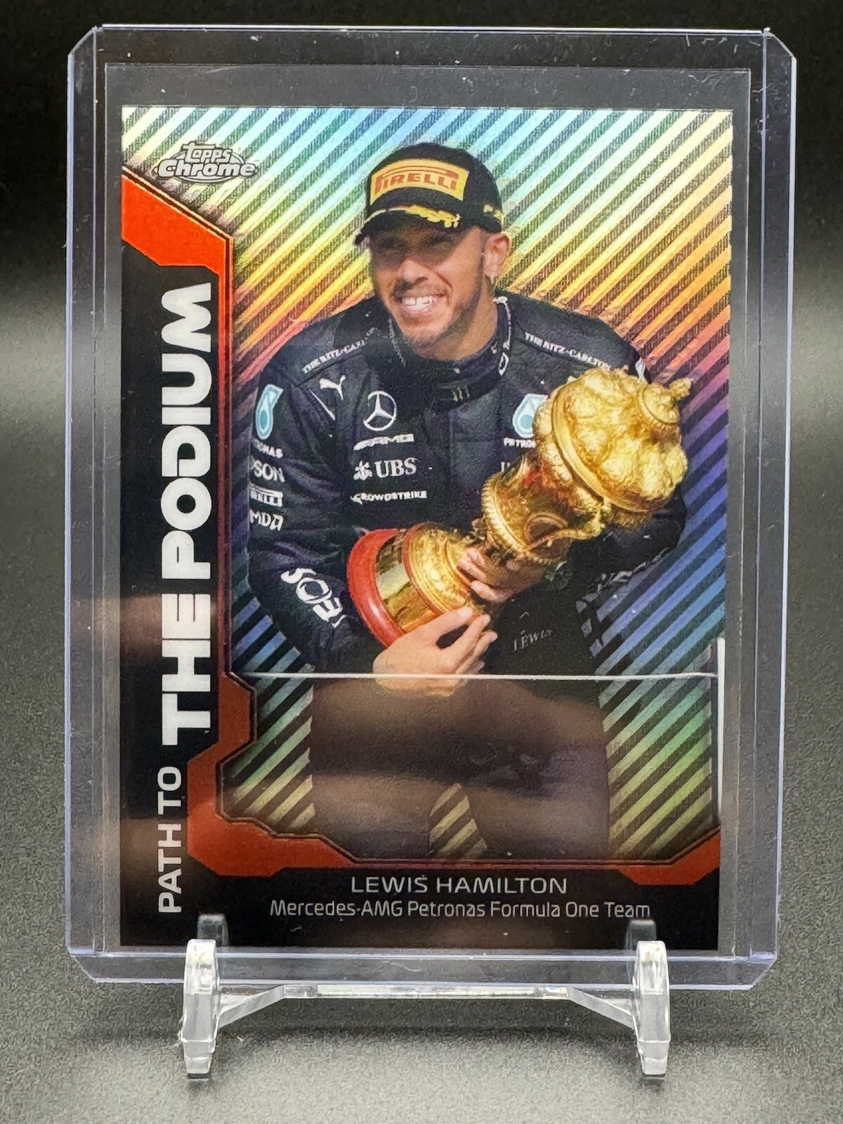 2021 Topps Chrome Formula 1 - Path to the Podium #PTP-LH Lewis Hamilton