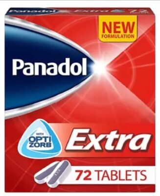 Panadol Extra with Optizorb Formulation - 72 Tablets