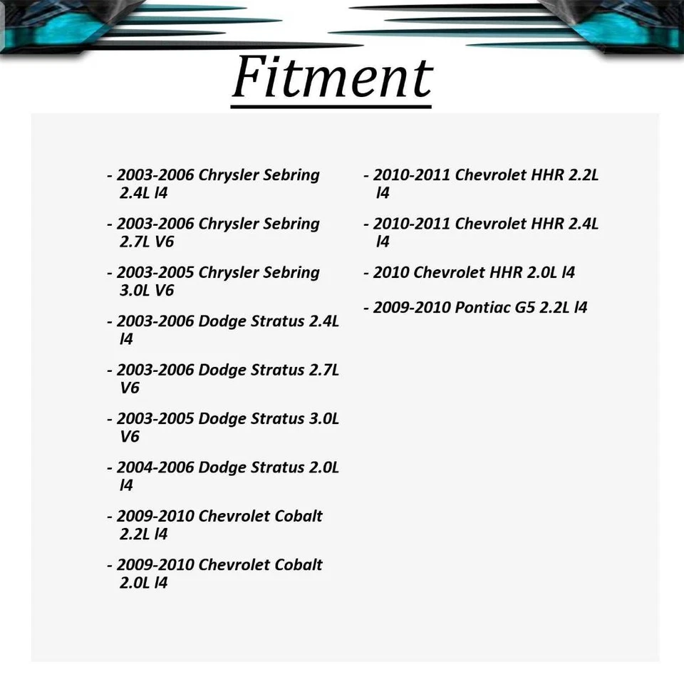 Kit de herrajes de freno de tambor trasero para Chrysler Sebring 2003-2006 2,4 L Foto 2 de 3