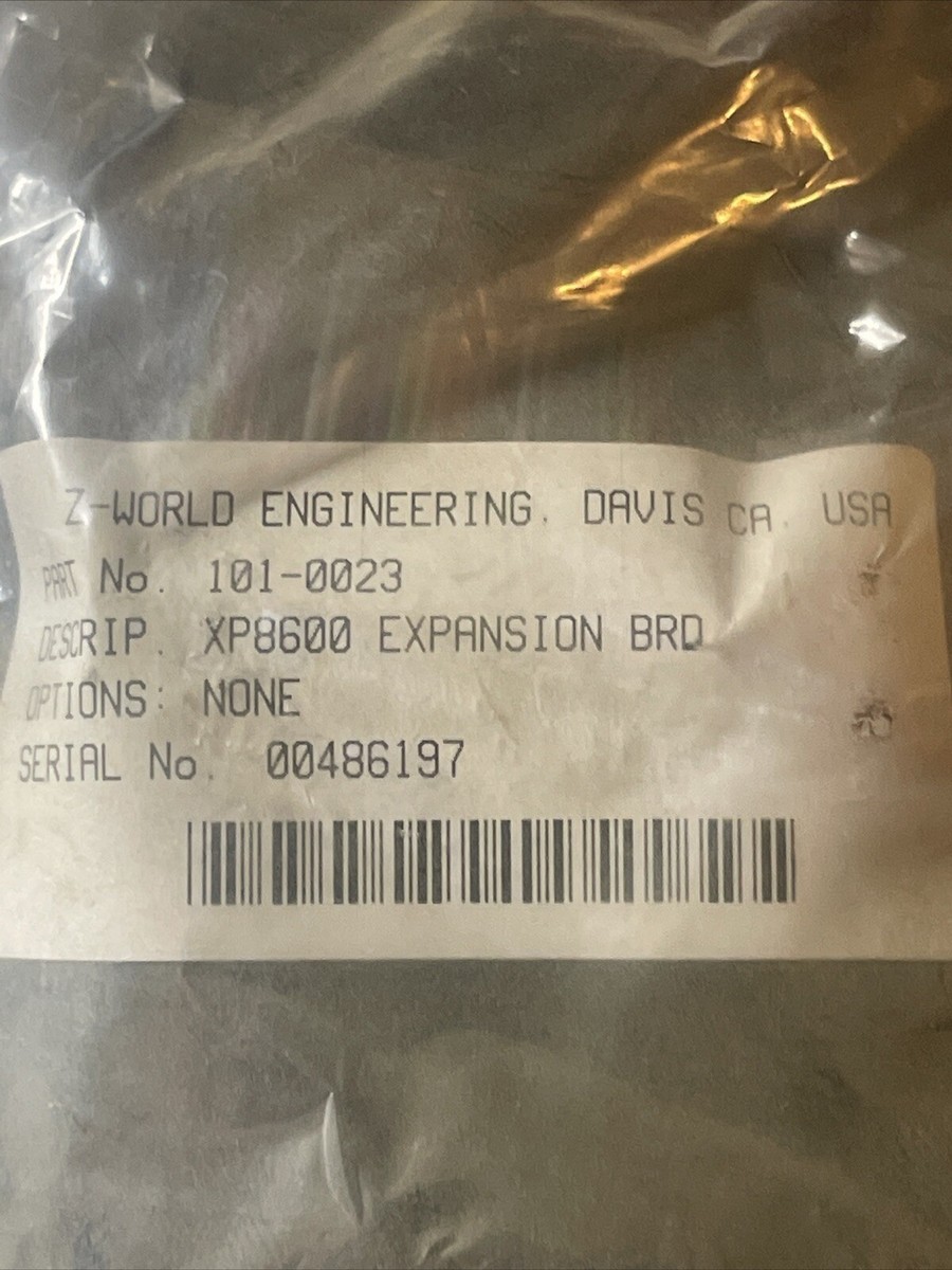 Z-world 101-0030 BL1600 Controller + 101-0023 XP8600 Expansion