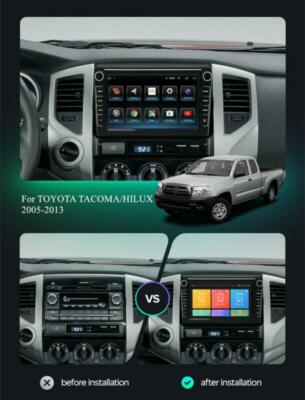 For Toyota Tacoma Hilux 2005-2013 BT-Stereo Radio GPS Navigation 8'' Android 10.1