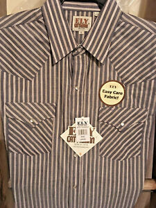 Ely Cattleman Shirt Size Chart