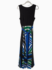 Eliza J Nordstrom Scarf Print Maxi Dress 14 Jewel Wedding Vacation Flowy Resort