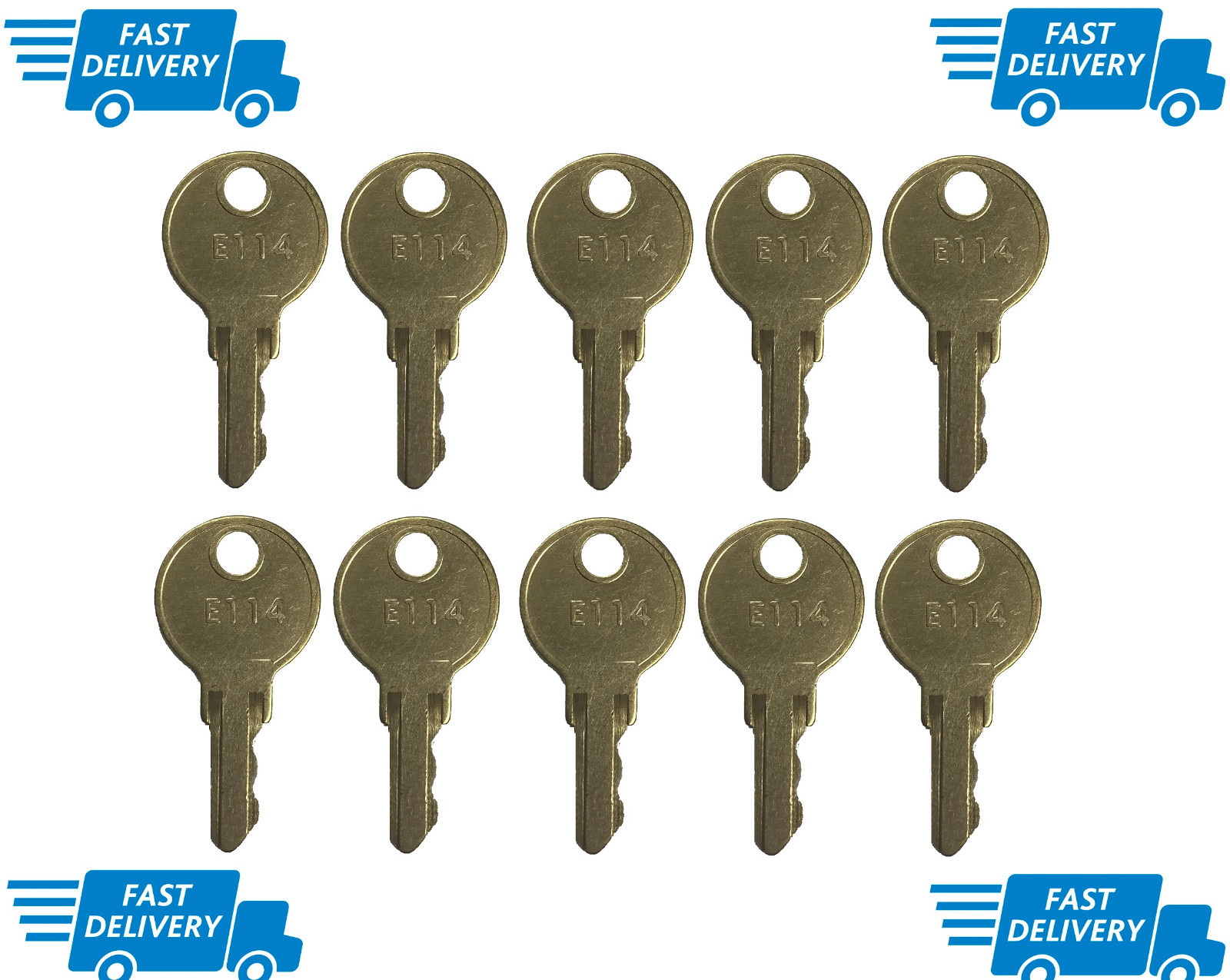 ASI "E114" Key for Paper Towel, Toilet Tissue & Soap Dispensers (10