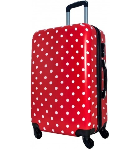 Maleta Mediana Equipaje para Viajar en avión de Bodega 4 Ruedas giratorias 360º