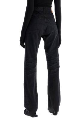 デニム・ジーパン BALENCIAGA Woman Jeans Black 794047TQW54 1071 Straight low-waisted jeans BALENCIAGA Woman Tg. 26 JEANS
