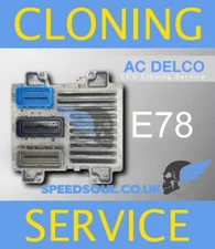 ✅ VAUXHALL / OPEL ACDELCO E78 DELCO ECU  DATA TRANSFER CLONING SERVICE ✅