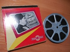 CHARLOT RENTRE TARD Charlie Chaplin 8 mm vintage movie reel from France