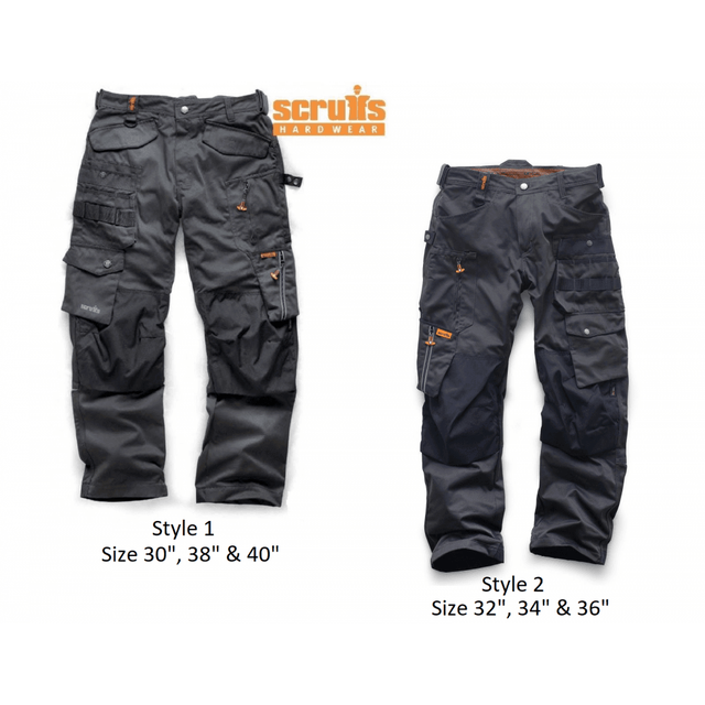 SCRUFFS 3D PRO TROUSERS WORKER WORKWEAR 
