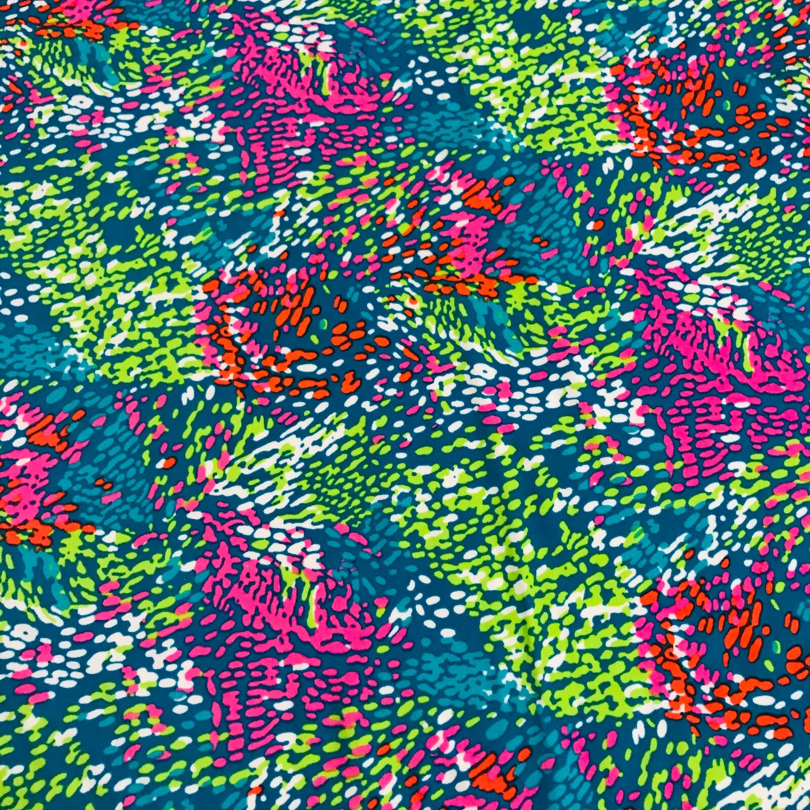 Mosaic Print Nylon Spandex Swimwear Activewear Sportswear Yoga Fabric