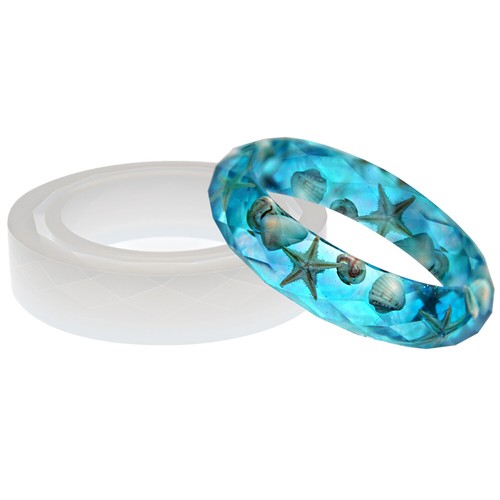 Juego de 19 kits de moldes para joyería de resina de pulsera y anillo tamaños más grandes - Imagen 13 de 18