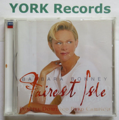 BARBARA BONNEY - Fairest Isle - Excellent Condition CD Decca