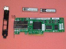 LSI Logic LSI7204EP-LC L3-01120 PCI-E 4GB/s Fiber Channel Dual Port LF