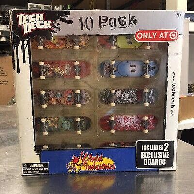 Vintage Target Exclusive World Industries Tech Deck 10-pack Rare Open Box | eBay