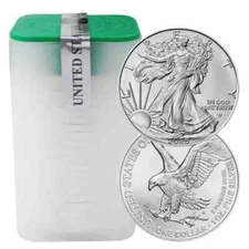 Roll of 20 - 2025 $1 American Silver Eagle 1 oz BU