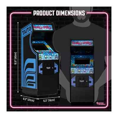 Numskull Quarter Arcades - Bubble Bobble Mini Arcade - 1/4 Scale Original ROM