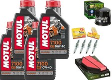 KIT/TAGLIANDO SUZUKI GSR 600 2006 AL 2011 OLIO MOTUL 7100 FILTRI CANDELE X MOTO