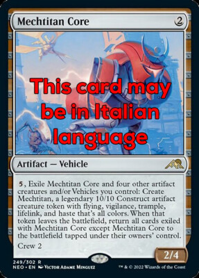 MTG MECHTITAN CORE EXC - MECHACOLOSS CORE - NEO - MAGIC