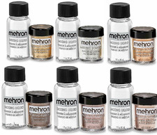 MEHRON METALLIC POWDER MIXING LIQUID FACE BODY PAINT THEATRICAL MAKEUP PICK  
