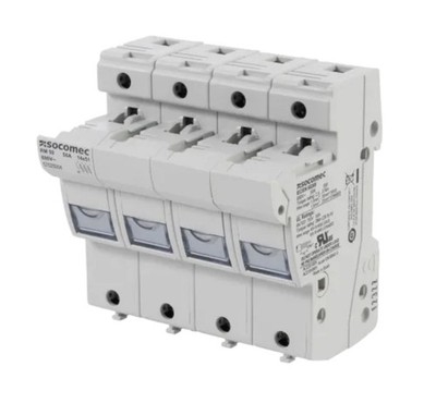 SOCOMEC Trennschalter - modulare Sicherung 4P 50A für Sicherung 14x51 Ref: 57025006