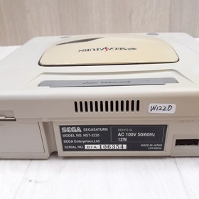 Sega Saturn console bundle with 2 controllers & 6 games tested Japan White